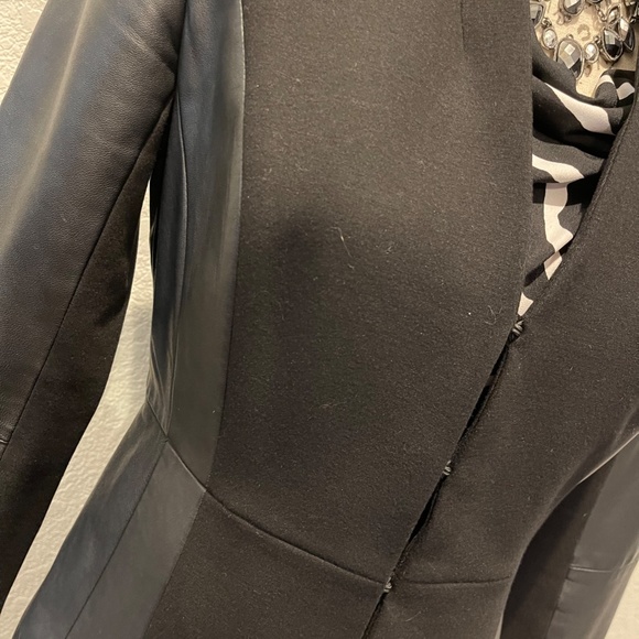 Sexy Leather and Wool Classiques Sexy Jacket Small - Picture 3 of 4